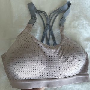 Taupe and Gray Lightweight Sports Bra